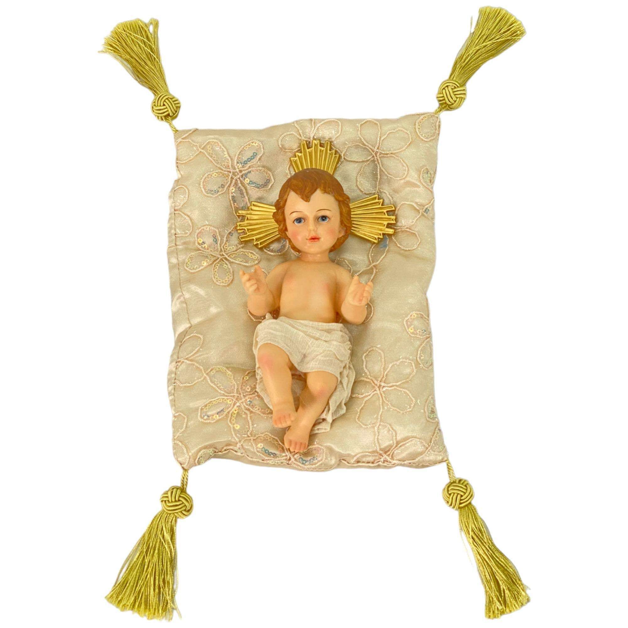 BEBE JESUS C/COJIN 9'' 18X8X25CM