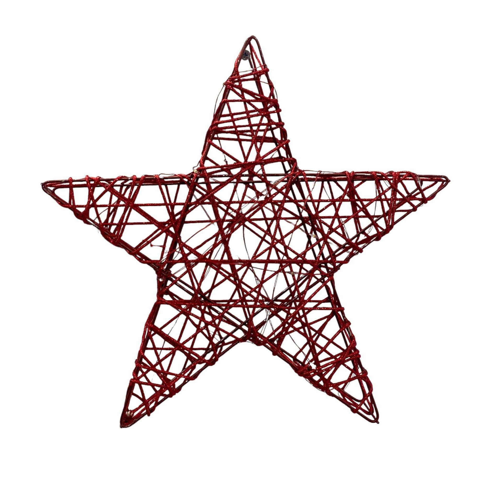 ESTRELLA C/LUZ A/BAT  C/LUZ A/BAT2 30X30