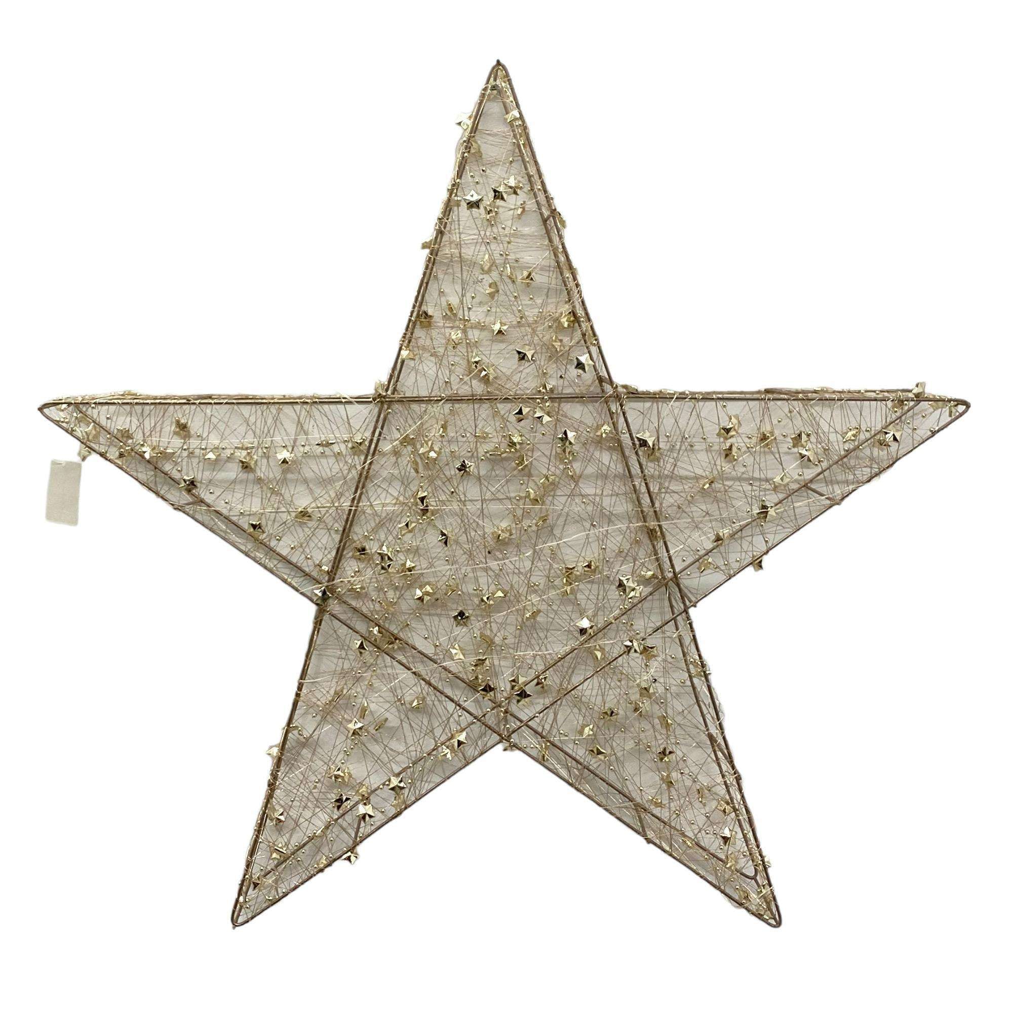 ESTRELLA C/LUZ  C/LUZ 70X70X10CM