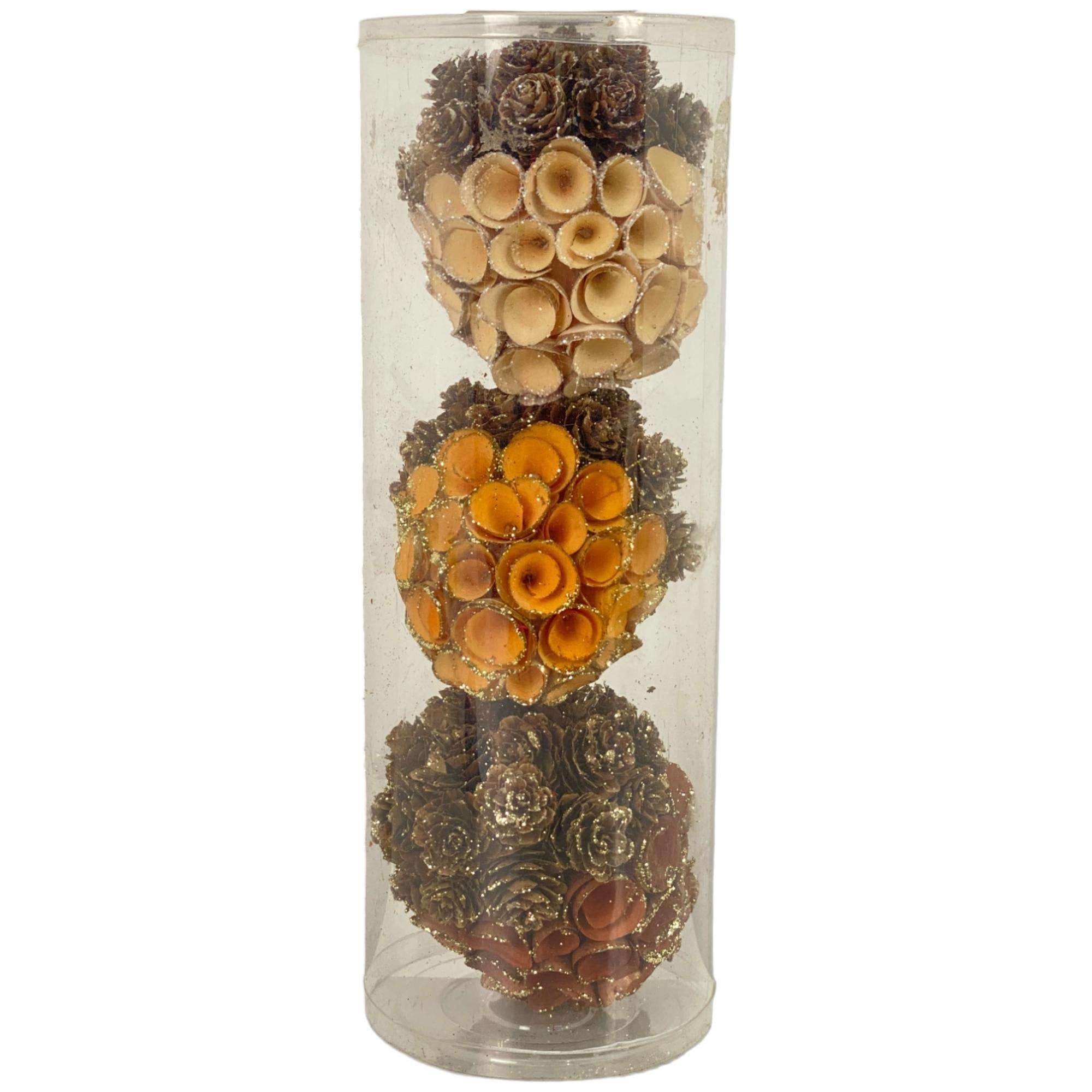 JG BELLOTAS DECOR 3PZ 11X11X31CM