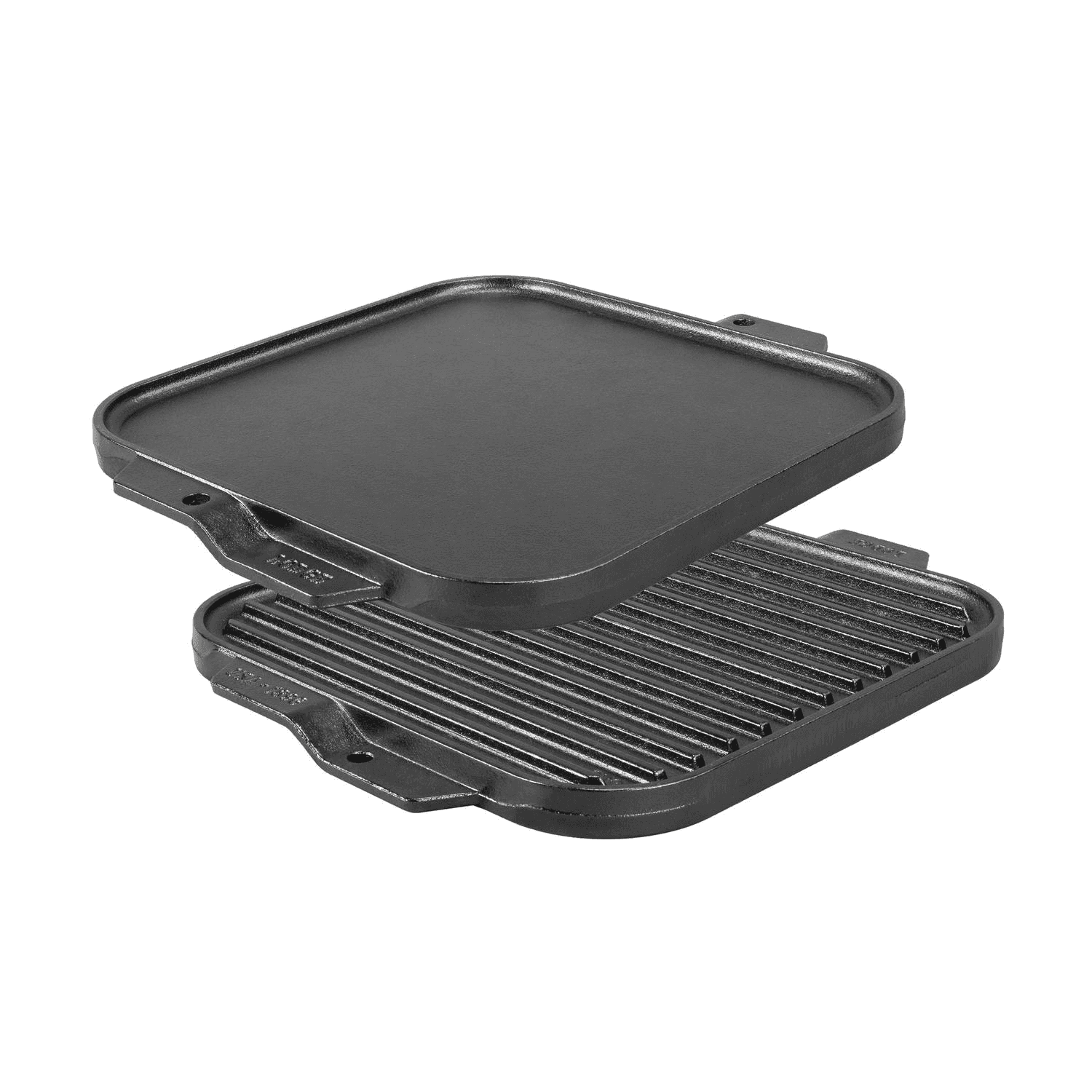 PLANCHA REVERS. HIERRO FUNDIDO C/GRIL