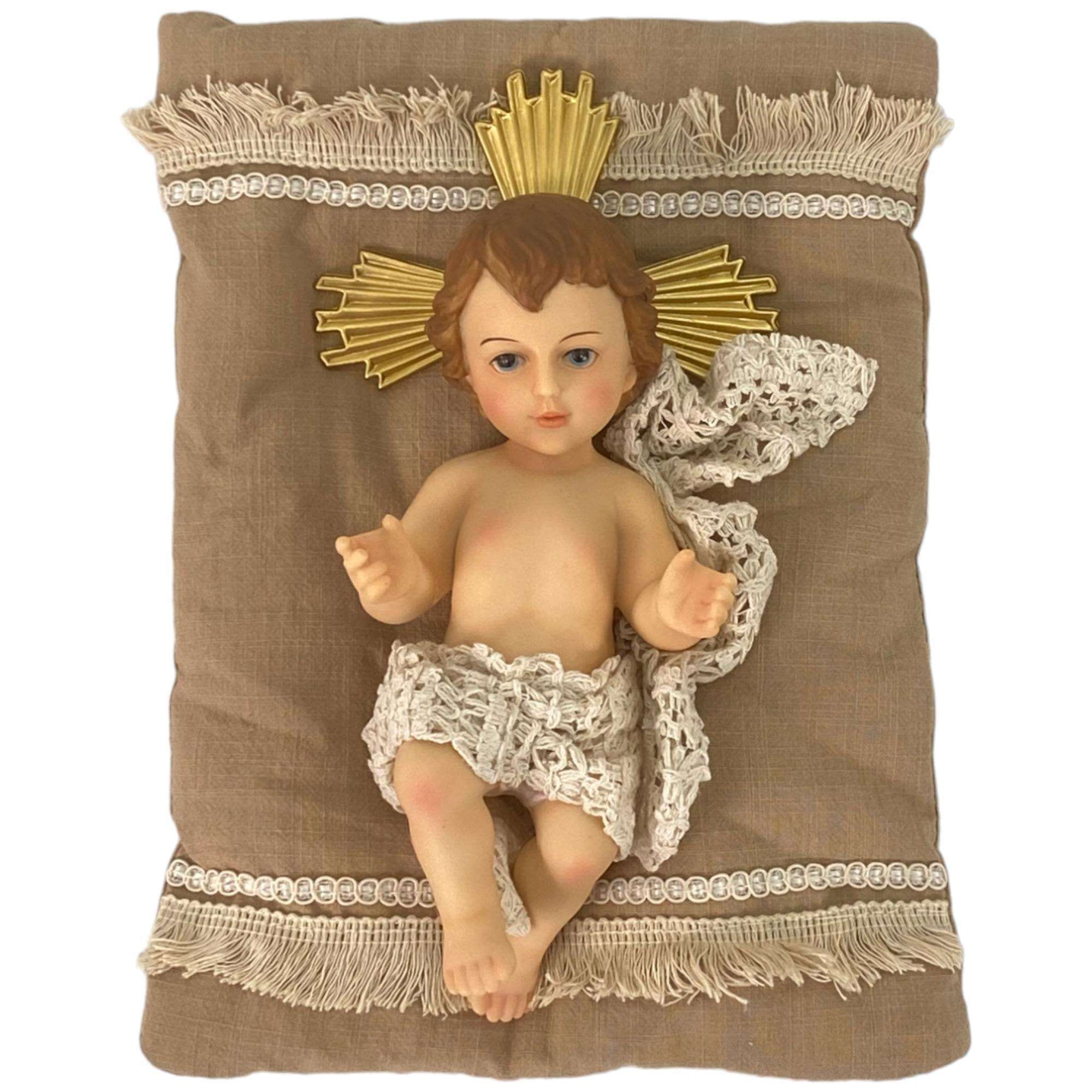 BEBE JESUS C/COJIN 9'' 18X8X25CM
