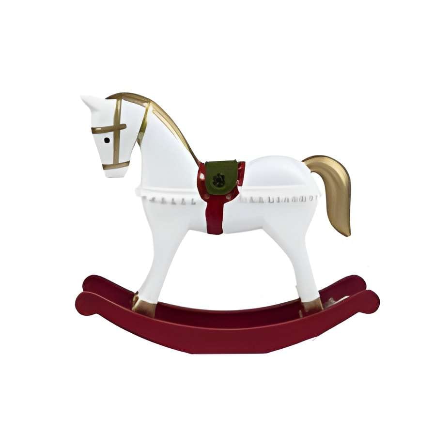 CABALLO COLGANTE DE MADERA 26X