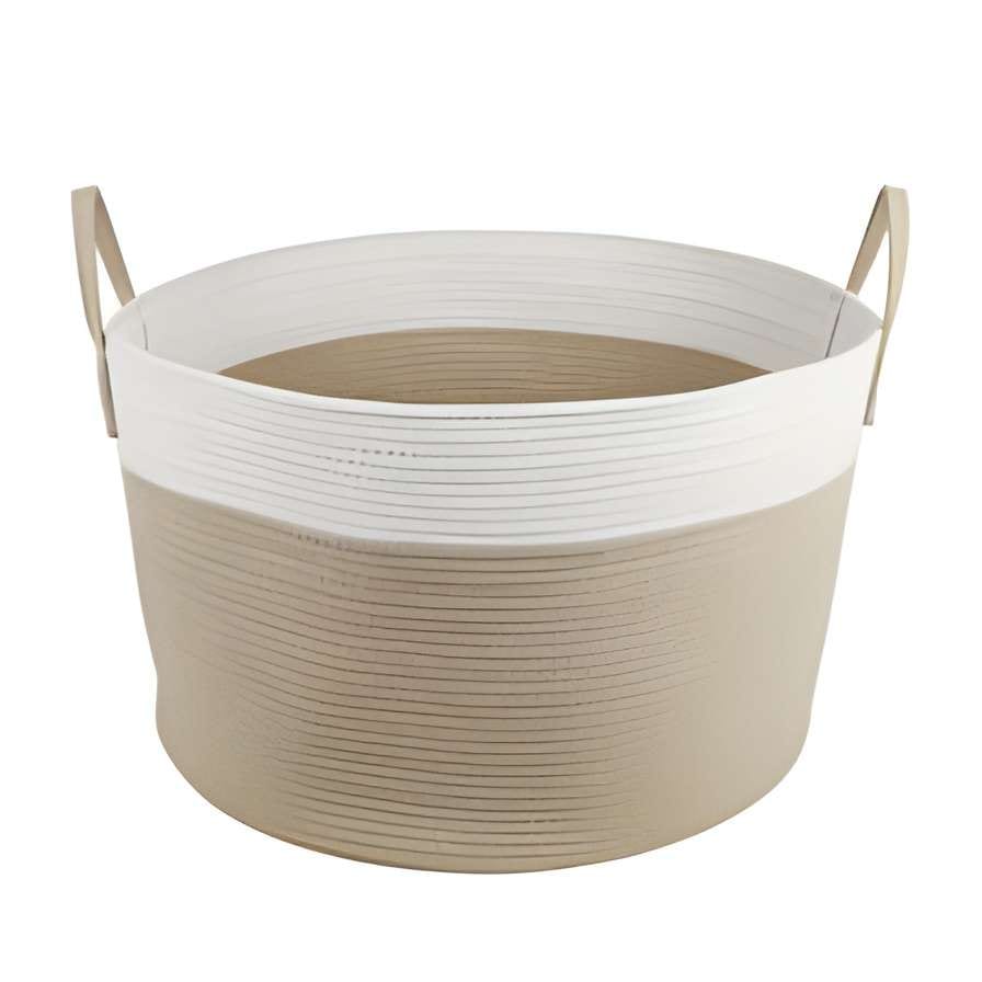 CESTA D/TELA 55X55X35CM