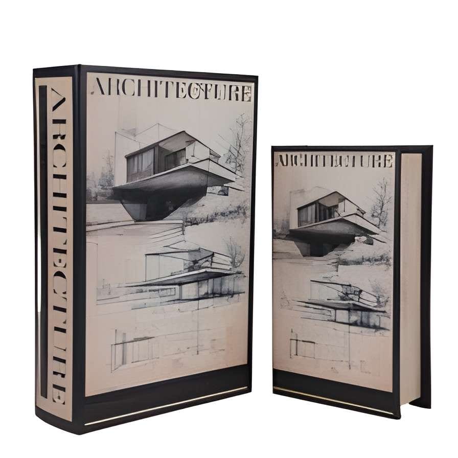 JG CAJAS DE LIBROS 2PZ 27X18X7