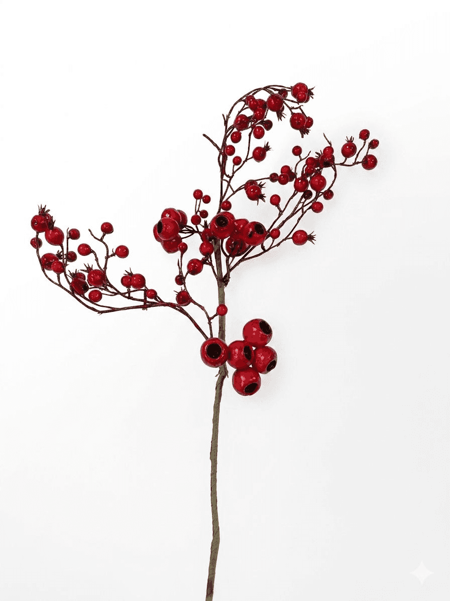 NAVIDAD COLGANTE CEREZA 65CM
