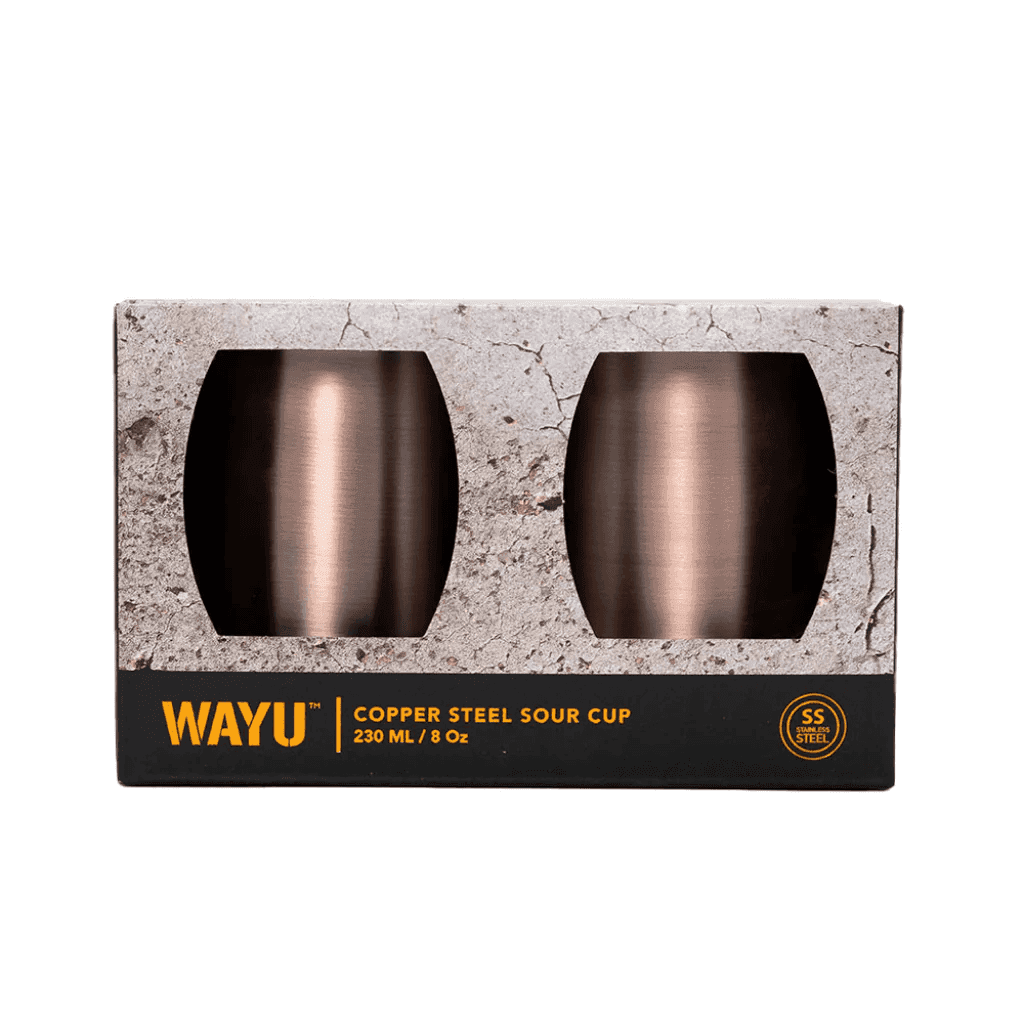 SET 2 VASOS APERITIVO COPPER LINE WAYU