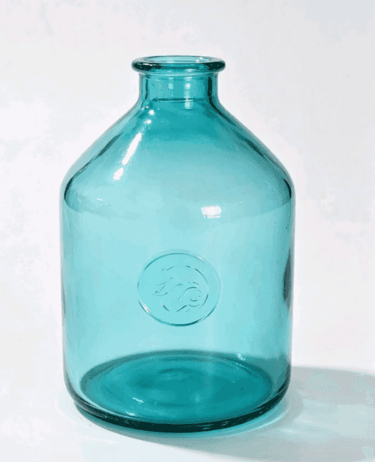 JARRÓN VIDRIO BUNNY, LIGHT BLUE